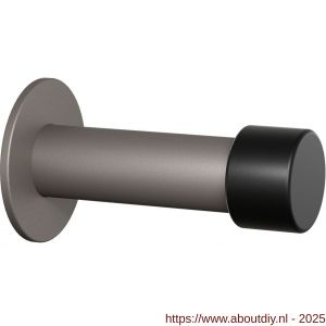 GPF Bouwbeslag Anastasius 0734.A3 deurstopper rond 85x22/50 mm Mocca blend - A21010691 - afbeelding 1
