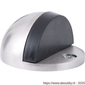 GPF Bouwbeslag RVS 0721.09 deurstopper rond 25x44 mm RVS geborsteld - A21000299 - afbeelding 1