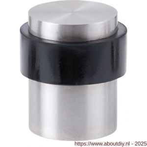 GPF Bouwbeslag RVS 0725.09 deurstopper rond 40x35 mm RVS geborsteld - A21000300 - afbeelding 1