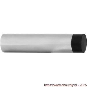 GPF Bouwbeslag RVS 0735.09 deurstopper rond 85x19 mm RVS geborsteld - A21008015 - afbeelding 1