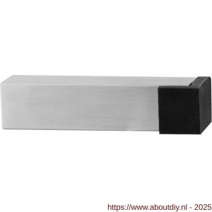GPF Bouwbeslag RVS 0738.09 deurstopper vierkant 85x20 mm RVS geborsteld - A21008016 - afbeelding 1