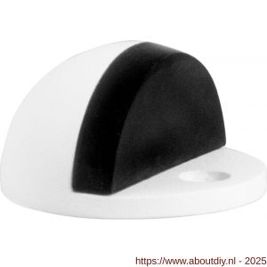 GPF Bouwbeslag ZwartWit 8721.62 deurstopper rond 25x44 mm wit - A21006872 - afbeelding 1