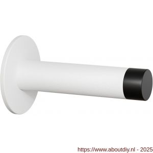 GPF Bouwbeslag ZwartWit 8736.62 deurstopper rond 85x19/50 mm wit - A21008851 - afbeelding 1