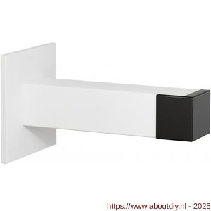 GPF Bouwbeslag ZwartWit 8739.62 deurstopper vierkant 85x20/50 mm wit - A21008853 - afbeelding 1