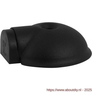 GPF Bouwbeslag ZwartWit 8730.61 deurstopper rond 65 mm zwart - A21006870 - afbeelding 1