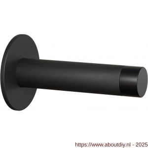 GPF Bouwbeslag ZwartWit 8736.61 deurstopper rond 85x19/50 mm zwart - A21008217 - afbeelding 1