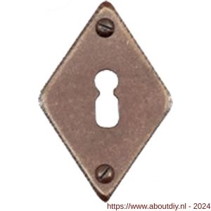 Utensil Legno FB716 sleutelrozet Rombo 45x70 mm roest - A21007367 - afbeelding 1