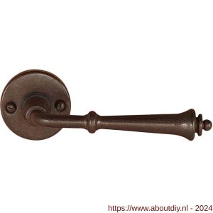 Utensil Legno FM316 M RSB deurkruk op rozet 50x50 mm met veer roest - A21006789 - afbeelding 1
