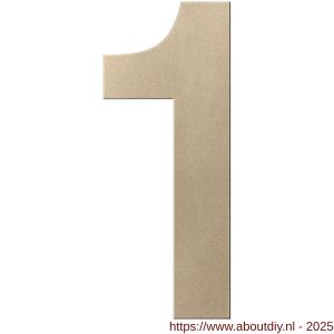 GPF Bouwbeslag Anastasius GPF9800.A4.0250-1 huisnummer 1 250 mm XL Champagne blend - A21011014 - afbeelding 1