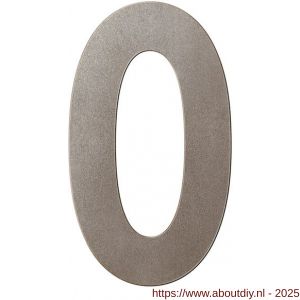 GPF Bouwbeslag Anastasius 9800.A3.0200-0 huisnummer 0 200 mm Mocca blend - A21010959 - afbeelding 1
