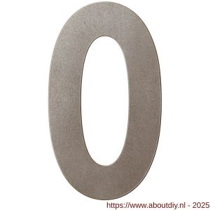 GPF Bouwbeslag Anastasius 9800.A3.0250-0 huisnummer 0 250 mm Mocca blend - A21010969 - afbeelding 1