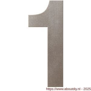 GPF Bouwbeslag Anastasius 9800.A3.0250-1 huisnummer 1 250 mm Mocca blend - A21010970 - afbeelding 1