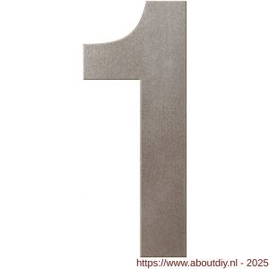 GPF Bouwbeslag Anastasius 9800.A3.0400-1 huisnummer 1 400 mm Mocca blend - A21010980 - afbeelding 1