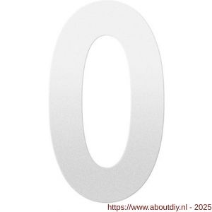 GPF Bouwbeslag ZwartWit 9800.62.0150-0 huisnummer 0 150 mm wit - A21010815 - afbeelding 1