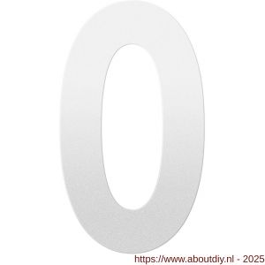GPF Bouwbeslag ZwartWit GPF9800.62.0400-0 huisnummer 0 400 mm XXL wit - A21010847 - afbeelding 1
