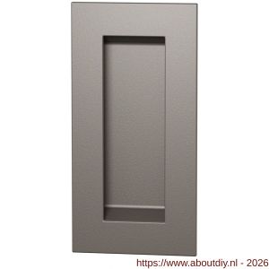 GPF Bouwbeslag Anastasius GPF0717.A3A schuifdeurkom rechthoekig 102x51 mm Mocca blend - A21012743 - afbeelding 1