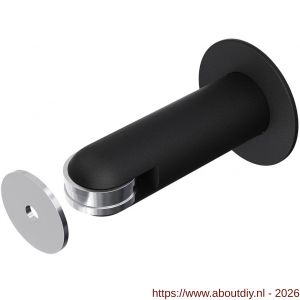 GPF Bouwbeslag ZwartWit GPF0750.61 magnetische deurstopper zwart - A21019942 - afbeelding 1