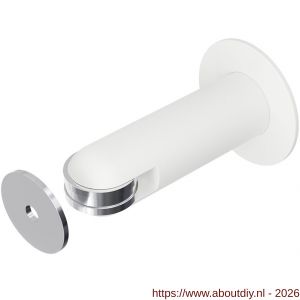 GPF Bouwbeslag ZwartWit GPF0750.62 magnetische deurstopper wit - A21019943 - afbeelding 1