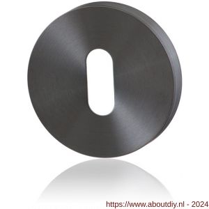 GPF Bouwbeslag PVD 0901.00P1 sleutelrozet rond 50x8 mm PVD antraciet - A21003722 - afbeelding 1