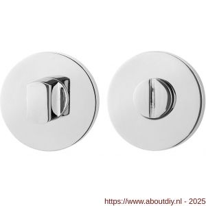 GPF Bouwbeslag RVS GPF0903.45 toiletgarnituur 50x6 mm stift 8 mm RVS gepolijst - A21003820 - afbeelding 1