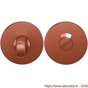 GPF Bouwbeslag Entree GPF0903VRT1 toiletgarnituur 53x6 mm stift 8 mm met rood-wit indicator Terra - A21019955 - afbeelding 1