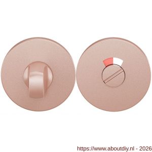 GPF Bouwbeslag Entree GPF0903VRT2 toiletgarnituur 53x6 mm stift 8 mm met rood-wit indicator Blush - A21019956 - afbeelding 1