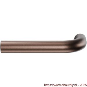 GPF Bouwbeslag Anastasius 1000.A2 L/R Aka L-model 19 mm deurkruk gatdeel links-rechtswijzend Bronze blend - A21010522 - afbeelding 1