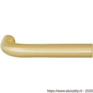 GPF Bouwbeslag PVD GPF1000P4 Aka L-model 19 mm deurkruk PVD mat messing - A21002452 - afbeelding 1