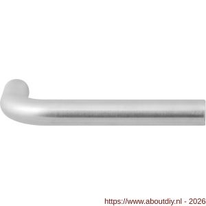 GPF Bouwbeslag RVS GPF1001L/R Aka L-model deurkruk gatdeel 16 mm links-rechtswijzend RVS geborsteld - A21002592 - afbeelding 1