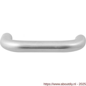 GPF Bouwbeslag RVS 1005L/R Hoa U-model deurkruk gatdeel 19 mm links-rechtswijzend RVS geborsteld - A21002597 - afbeelding 1