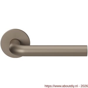 GPF Bouwbeslag Entree GPF100VRA3R L-model 19 mm deurkruk gatdeel op rozet 53x6 mm rechtswijzend Mocca blend - A21016792 - afbeelding 1