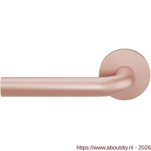 GPF Bouwbeslag Entree GPF100VRT2L L-model 19 mm deurkruk gatdeel op rozet 53x6 mm linkswijzend Blush - A21019963 - afbeelding 1