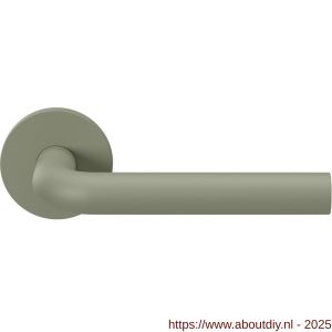 GPF Bouwbeslag Urban Jungle 100VRU2R L-model 19 mm deurkruk gatdeel op rozet 53x6,5 mm rechtswijzend Clay - A21008775 - afbeelding 1