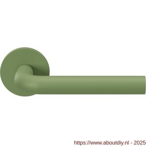GPF Bouwbeslag Urban Jungle 100VRU3R L-model 19 mm deurkruk gatdeel op rozet 53x6,5 mm rechtswijzend Leaf - A21008776 - afbeelding 1
