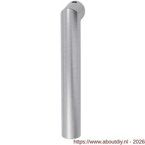 GPF Bouwbeslag RVS GPF1015KL/R Toi raamkruk L-haaks model 19 mm korte nek links-rechtswijzend RVS geborsteld - A21010529 - afbeelding 1