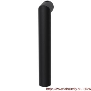 GPF Bouwbeslag ZwartWit GPF1015KL/R Toi raamkruk L-haaks model 19 mm deurkruk gatdeel korte nek links-rechtswijzend zwart - A21010531 - afbeelding 1