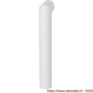 GPF Bouwbeslag ZwartWit GPF1015KL/R Toi raamkruk L-haaks model 19 mm deurkruk gatdeel korte nek links-rechtswijzend wit - A21010530 - afbeelding 1