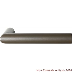GPF Bouwbeslag Anastasius 1015.A3 Toi L-haaks model 19 mm deurkruk Mocca blend - A21010597 - afbeelding 1