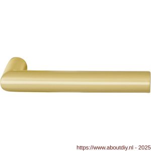 GPF Bouwbeslag PVD GPF1015P4 Toi L-haaks model 19 mm deurkruk PVD mat messing - A21002466 - afbeelding 1