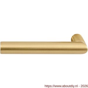 GPF Bouwbeslag PVD GPF1015P4L/R Toi L-haaks model 19 mm deurkruk gatdeel links-rechtswijzend PVD mat messing - A21002469 - afbeelding 1