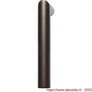 GPF Bouwbeslag Anastasius 1015KL/R Toi raamkruk L-haaks model 19 mm links-rechtswijzend korte nek Dark blend - A21012230 - afbeelding 1