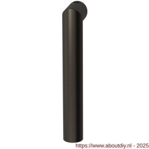 GPF Bouwbeslag Anastasius 1015KL/R Toi raamkruk L-haaks model 19 mm links-rechtswijzend korte nek Bronze blend - A21012228 - afbeelding 1