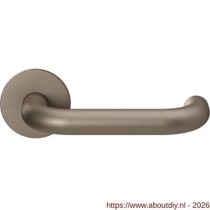 GPF Bouwbeslag Entree GPF105VRA3R U-model 19 mm deurkruk gatdeel op rozet 53x6 mm rechtswijzend Mocca blend - A21016804 - afbeelding 1