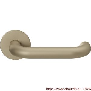 GPF Bouwbeslag Entree GPF105VRA4 U-model 19 mm deurkruk op rozet 53x6 mm Champagne blend - A21016797 - afbeelding 1