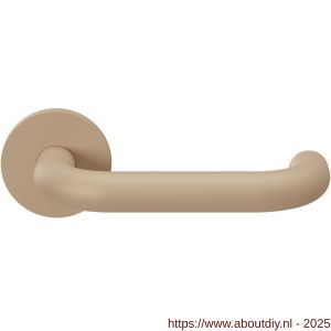 GPF Bouwbeslag Urban Jungle 105VRU1R U-model 19 mm deurkruk gatdeel op rozet 53x6 mm rechtswijzend Sand - A21008788 - afbeelding 1