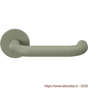GPF Bouwbeslag Urban Jungle 105VRU2R U-model 19 mm deurkruk gatdeel op rozet 53x6 mm rechtswijzend Clay - A21008789 - afbeelding 1