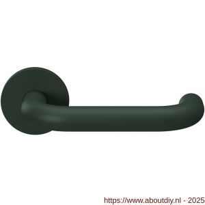 GPF Bouwbeslag Urban Jungle 105VRU4R U-model 19 mm deurkruk gatdeel op rozet 53x6 mm rechtswijzend Moss - A21008791 - afbeelding 1