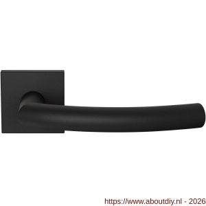 GPF Bouwbeslag ZwartWit GPF1075.61-02 Tonga deurkruk op vierkant rozet 50x8 mm zwart - A21019972 - afbeelding 1