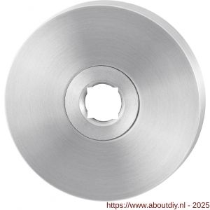 GPF Bouwbeslag RVS 1100.05 rond click rozet 50x6 mm RVS geborsteld - A21003658 - afbeelding 1