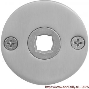GPF Bouwbeslag RVS 1100.06 ronde platte rozet 50x2 mm RVS geborsteld - A21003661 - afbeelding 1